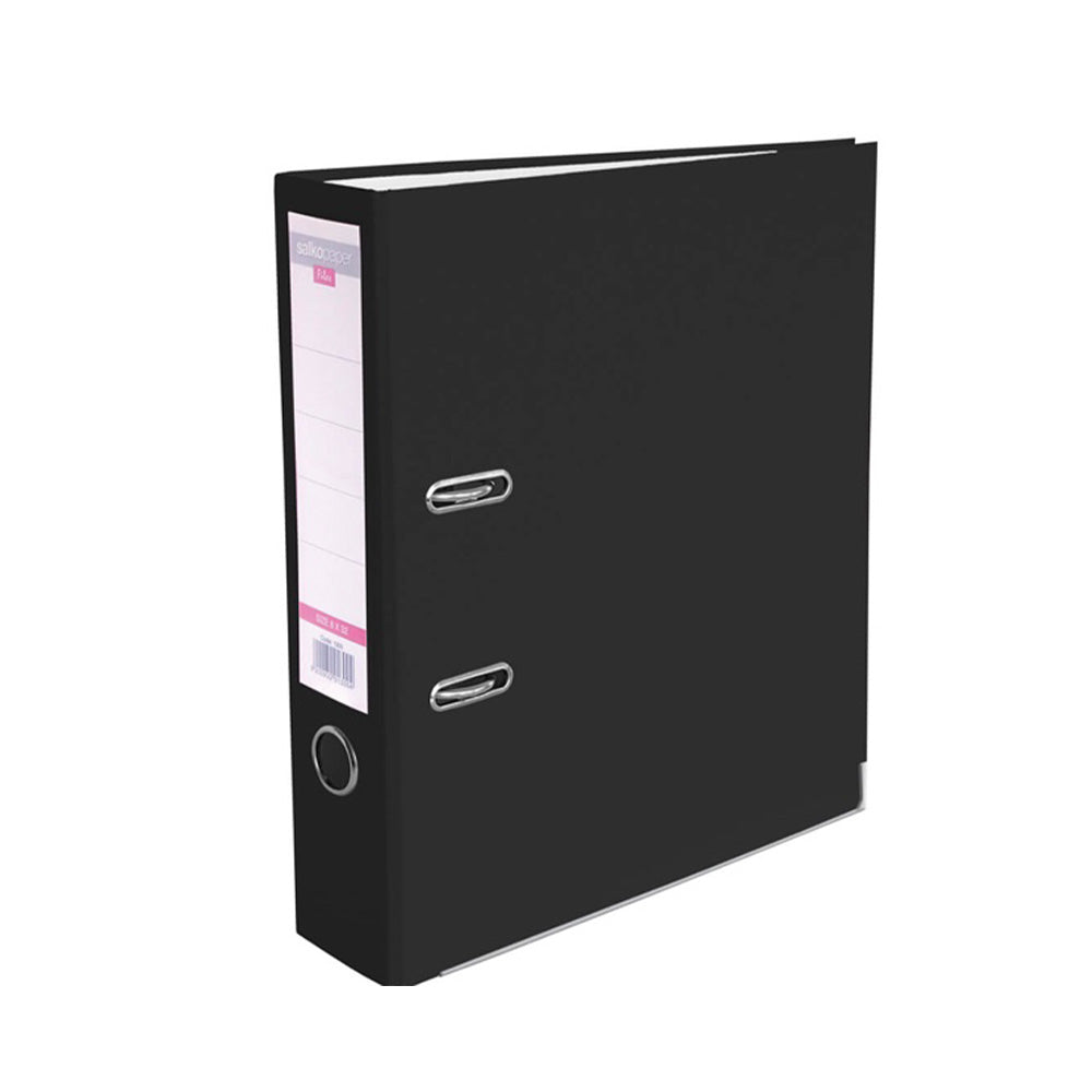 Salko PaperSalko Κλασέρ Πλαστικό Μαύρο Για Α4 Με 2 Κρίκους 8x32papell.gr